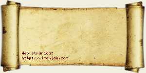 Milana Gašpar vizit kartica